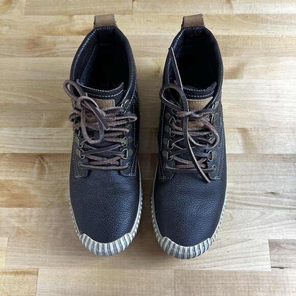 Timberland Smartwool 74197 Anti-Fatigue Boots‎ Sneaker Brown Leather Mens SZ 7.5 - Picture 2 of 10